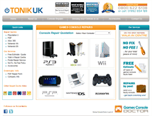 Tablet Screenshot of gamesconsoledoctor.co.uk